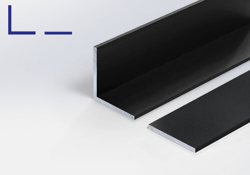 Alu-Abdeckprofil Alu-Abdeckprofile von Aluminiumexperte.de - hochwertig beschichtete Aluminiumprofile für eine stilvolle Abdeckung - immer die passende Farbe!