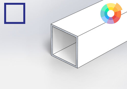 Alle farbbeschichteten Alu-Vierkantrohre von Aluminium-Experte - pulverbeschichtet in RAL-Farbe nach Wunsch - Welche RAL-Farbe wählen Sie?