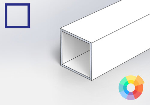 Alle farbbeschichteten Alu-Vierkantrohre von Aluminium-Experte - pulverbeschichtet in RAL-Farbe nach Wunsch - Welche RAL-Farbe wählen Sie?