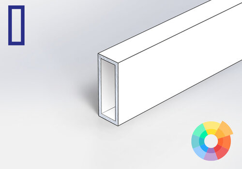 Rechteckrohre in RAL-Farbe nach Wunsch beschichtet - immer die passende Farbe bei Aluminium-Experte - direkt vom Hersteller, maßgefertigt und schnell geliefert!