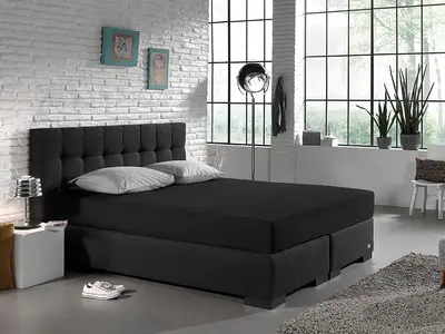 Dreamhouse Hoeslaken Jersey Zwart Dreamhouse Hoeslaken Jersey Zwart