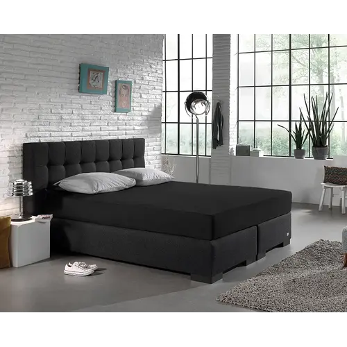 Dreamhouse Hoeslaken Jersey Zwart Dreamhouse Hoeslaken Jersey Zwart