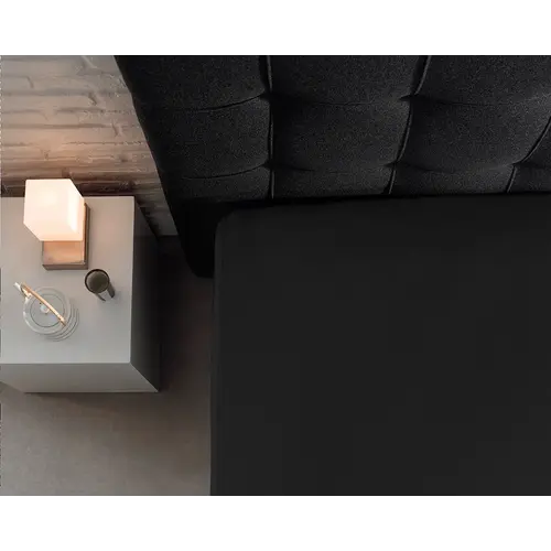 Dreamhouse Hoeslaken Jersey Zwart Dreamhouse Hoeslaken Jersey Zwart