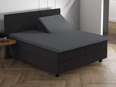 Dreamhouse Hoeslaken Splittopper Dubbel Jersey Antraciet