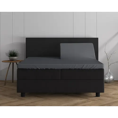 Dreamhouse Hoeslaken Splittopper Dubbel Jersey Antraciet