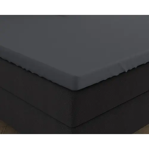 Dreamhouse Hoeslaken Splittopper Dubbel Jersey Antraciet