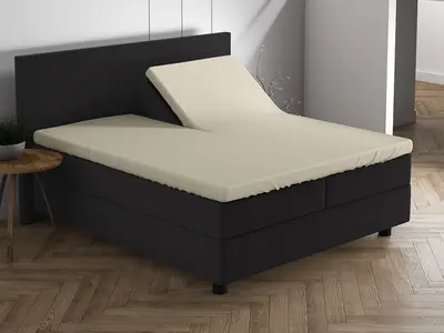 Dreamhouse Hoeslaken Splittopper Dubbel Jersey Crème