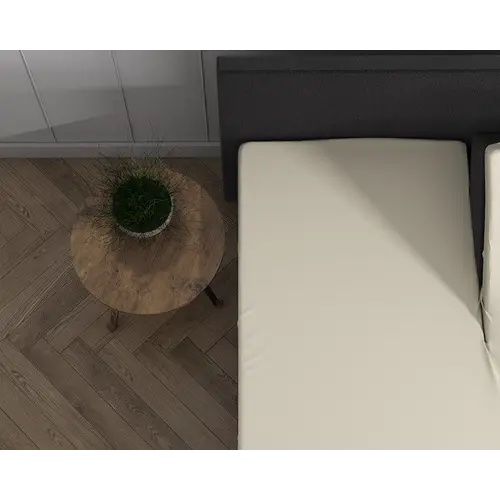 Dreamhouse Hoeslaken Splittopper Dubbel Jersey Crème