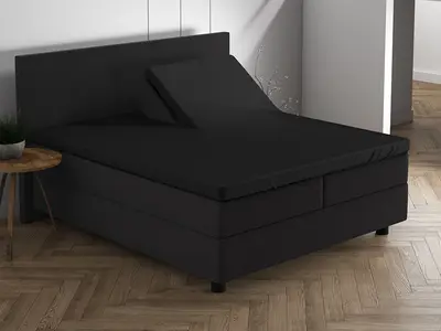 Dreamhouse Hoeslaken Splittopper Dubbel Jersey Zwart