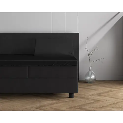 Dreamhouse Hoeslaken Splittopper Dubbel Jersey Zwart