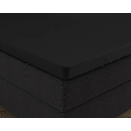 Dreamhouse Hoeslaken Splittopper Dubbel Jersey Zwart