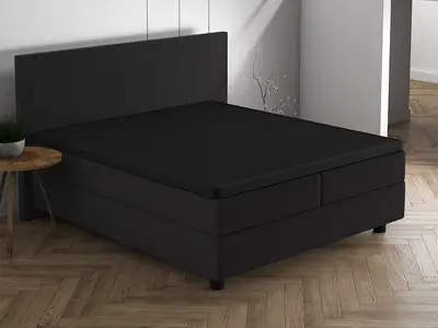 Dreamhouse Hoeslaken Topper Dubbel Jersey Zwart