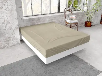 Dreamhouse Hoeslaken Flanel Taupe Dreamhouse Hoeslaken Flanel Taupe