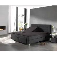 Hoeslaken Splittopper Katoen Antraciet