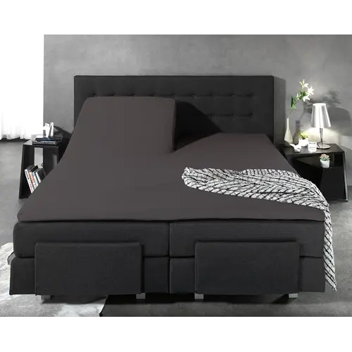 Dreamhouse Hoeslaken Splittopper Katoen Antraciet