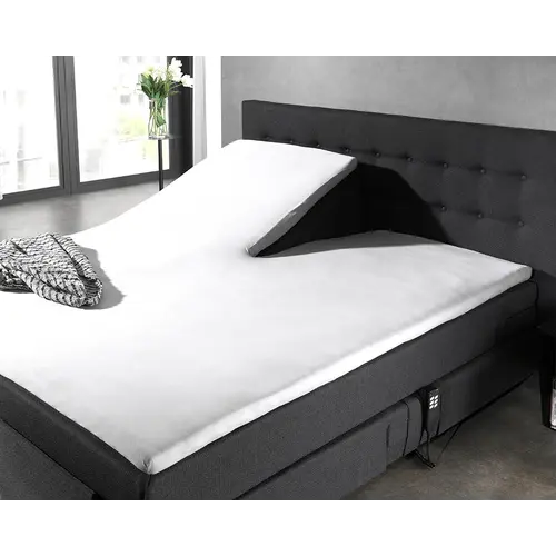 Dreamhouse Hoeslaken Splittopper Katoen Wit