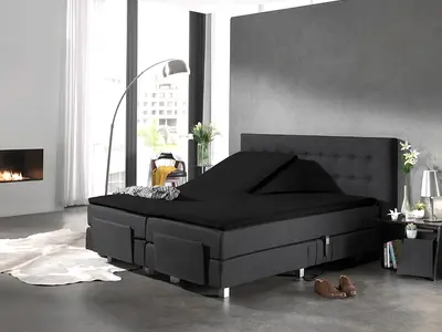 Dreamhouse Hoeslaken Splittopper Katoen Zwart