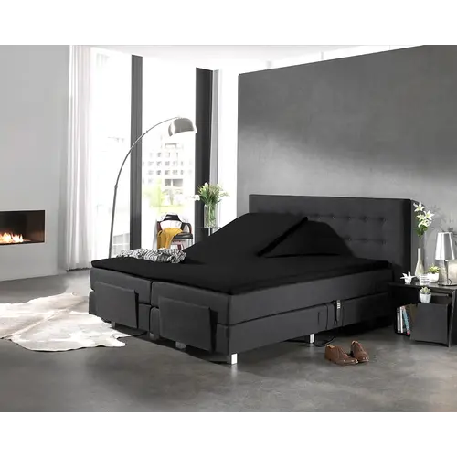 Dreamhouse Hoeslaken Splittopper Katoen Zwart