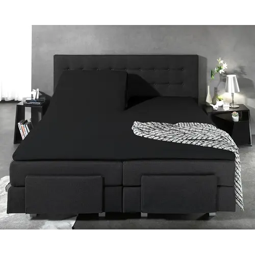 Dreamhouse Hoeslaken Splittopper Katoen Zwart Dreamhouse Hoeslaken Splittopper Katoen Zwart