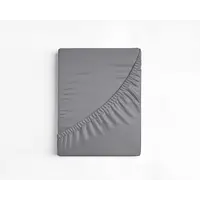 Hoeslaken Topper Katoen Grijs