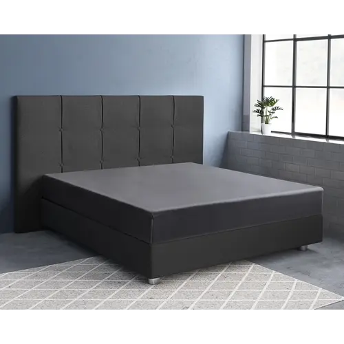 Primaviera DeLuxe Hoeslaken Satijn Antraciet Primaviera DeLuxe Hoeslaken Satijn Antraciet