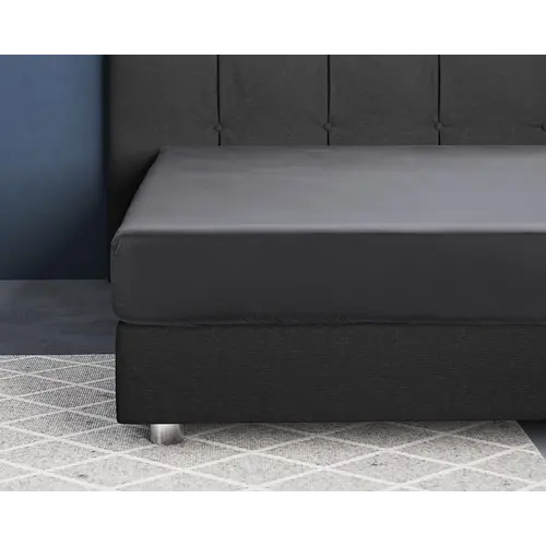 Primaviera DeLuxe Hoeslaken Satijn Antraciet