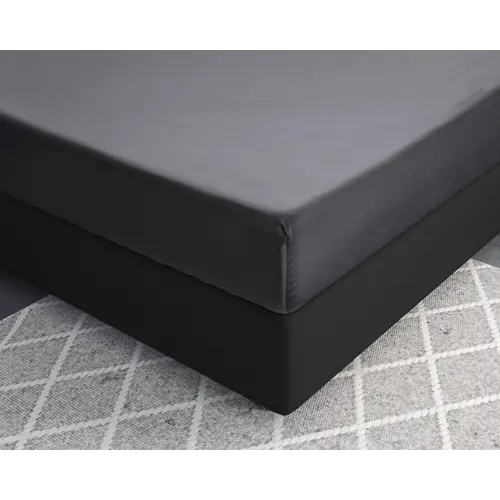 Primaviera DeLuxe Hoeslaken Satijn Antraciet