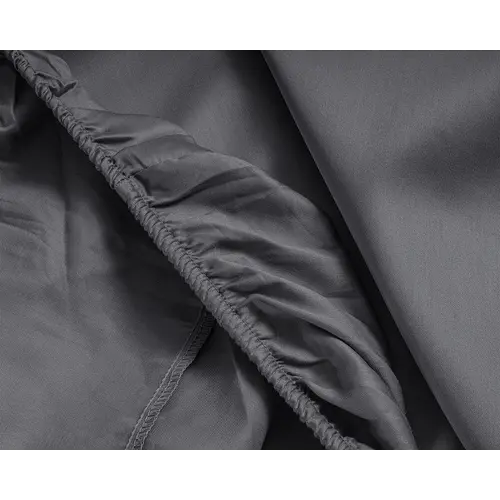 Primaviera DeLuxe Hoeslaken Satijn Antraciet