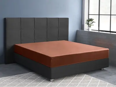 Primaviera DeLuxe Hoeslaken Satijn Bruin