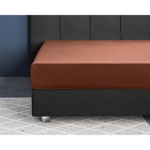 Primaviera DeLuxe Hoeslaken Satijn Bruin