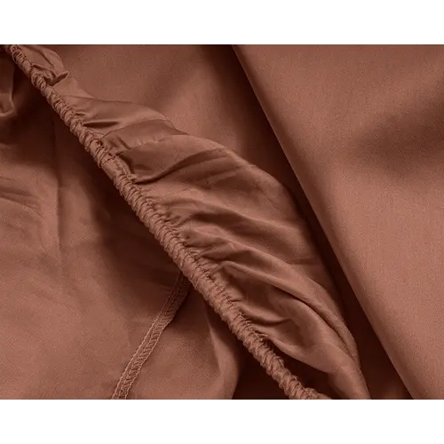 Primaviera DeLuxe Hoeslaken Satijn Bruin
