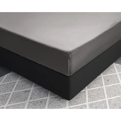Primaviera DeLuxe Hoeslaken Satijn Grijs Primaviera DeLuxe Hoeslaken Satijn Grijs