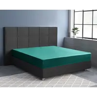 Hoeslaken Satijn Groen