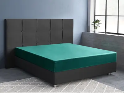 Primaviera DeLuxe Hoeslaken Satijn Groen