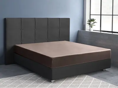 Primaviera DeLuxe Hoeslaken Satijn Taupe