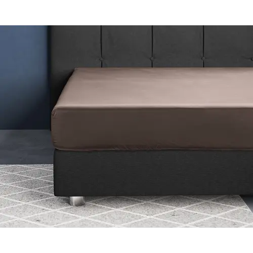 Primaviera DeLuxe Hoeslaken Satijn Taupe