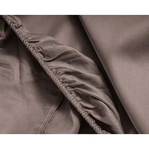 Primaviera DeLuxe Hoeslaken Satijn Taupe