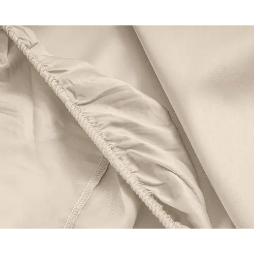 Primaviera DeLuxe Hoeslaken Satijn Zand