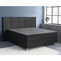 Hoeslaken Topper Satijn Antraciet