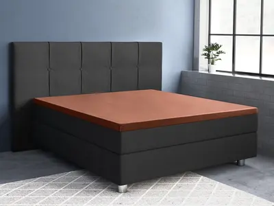 Primaviera DeLuxe Hoeslaken Topper Satijn Bruin Primaviera DeLuxe Hoeslaken Topper Satijn Bruin