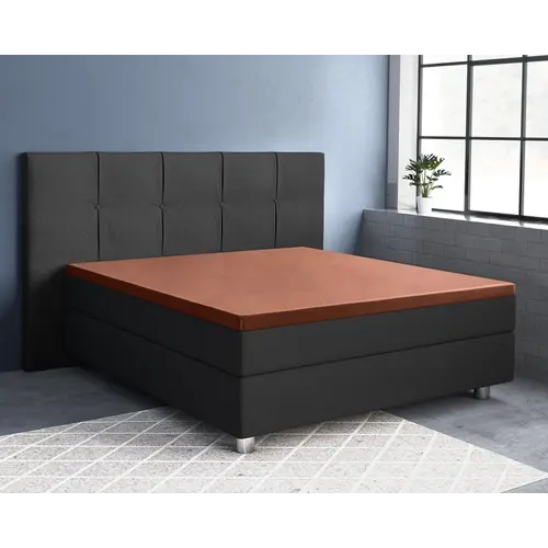 Primaviera DeLuxe Hoeslaken Topper Satijn Bruin Primaviera DeLuxe Hoeslaken Topper Satijn Bruin