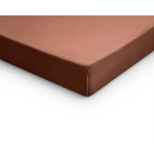 Primaviera DeLuxe Hoeslaken Topper Satijn Bruin