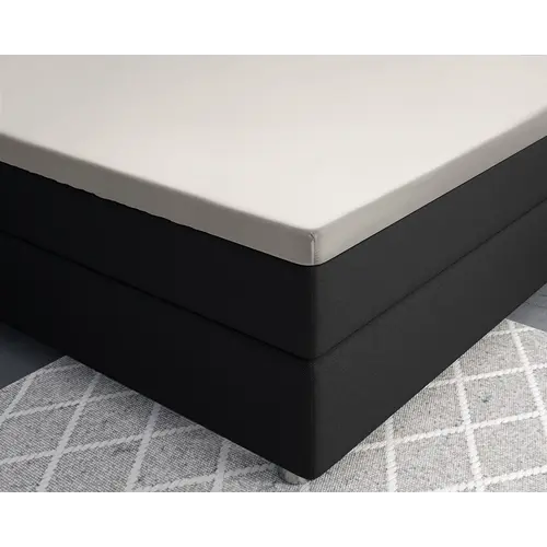 Primaviera DeLuxe Hoeslaken Topper Satijn Crème