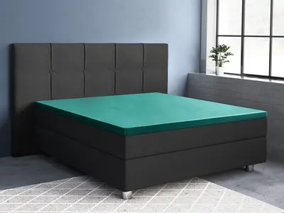 Primaviera DeLuxe Hoeslaken Topper Satijn Groen