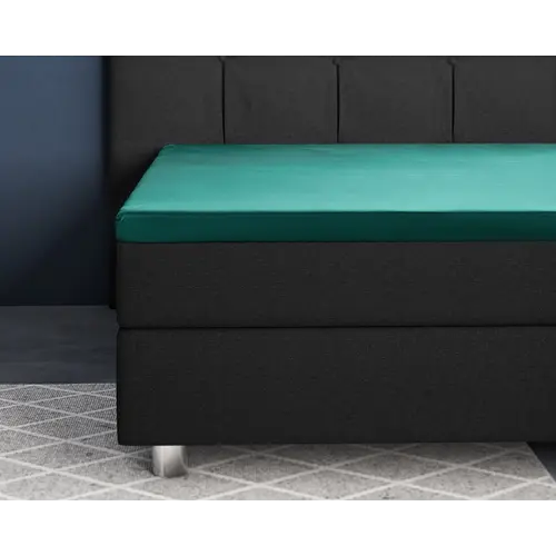 Primaviera DeLuxe Hoeslaken Topper Satijn Groen