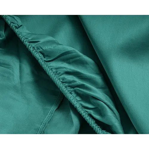 Primaviera DeLuxe Hoeslaken Topper Satijn Groen