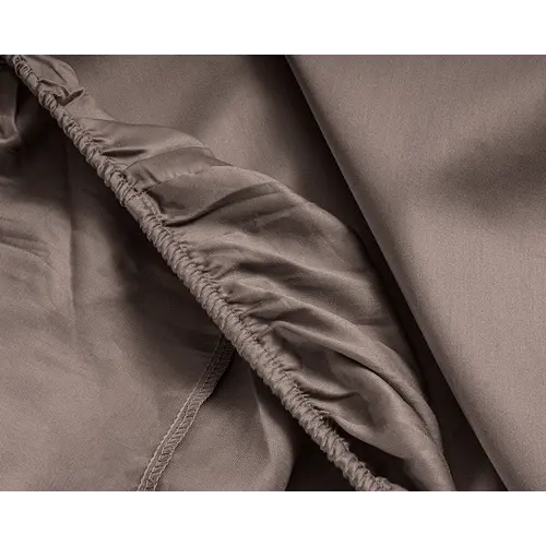 Primaviera DeLuxe Hoeslaken Topper Satijn Taupe