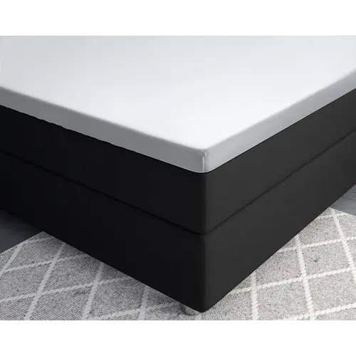 Primaviera DeLuxe Hoeslaken Topper Satijn Wit