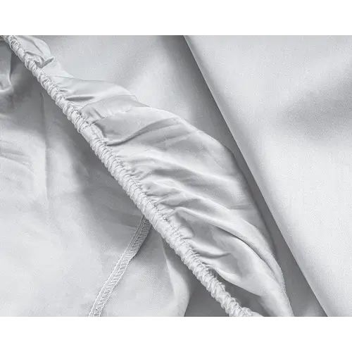 Primaviera DeLuxe Hoeslaken Topper Satijn Wit