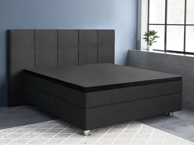 Primaviera DeLuxe Hoeslaken Topper Satijn Zwart Primaviera DeLuxe Hoeslaken Topper Satijn Zwart